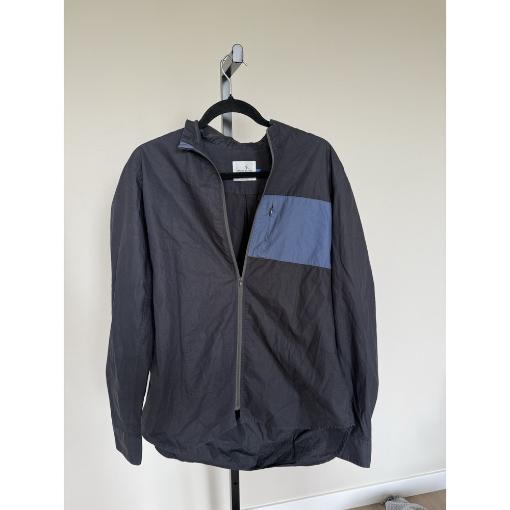 Wood Wood full-zip long-sleeve vented lightweight shirt jacket Size M Gorpcore